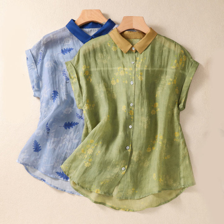 Camisa de manga corta para mujer con Buddha Stones - image 2