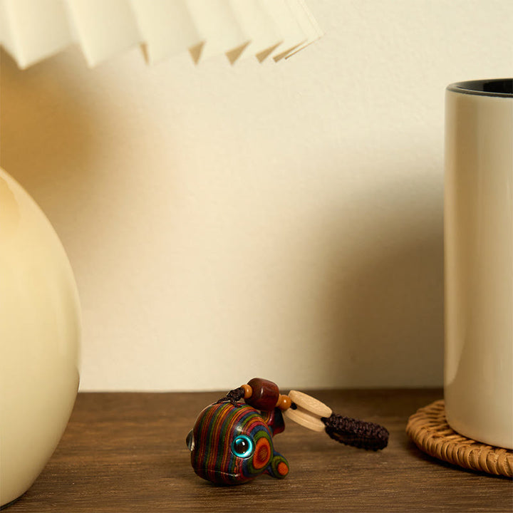Buddha Stones, arcoíris, eucalipto, delfín, tallado con un efecto positivo, decoración para colgar en el teléfono. - image 7