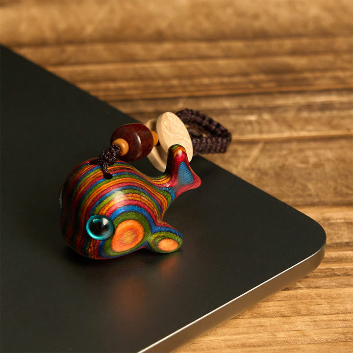 Buddha Stones, arcoíris, eucalipto, delfín, tallado con un efecto positivo, decoración para colgar en el teléfono. - image 8