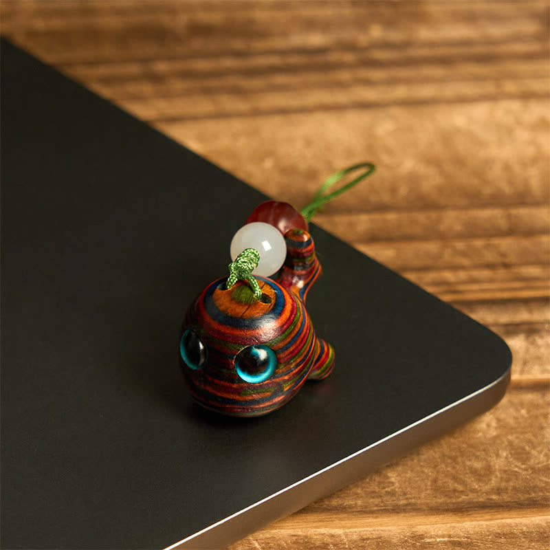 Buddha Stones, arcoíris, eucalipto, delfín, tallado con un efecto positivo, decoración para colgar en el teléfono. - image 15