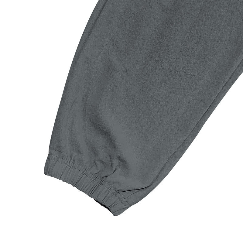 Pantalones cargo de lino con cordón y bolsillos para hombre, de color liso, con Buddha Stones - image 20