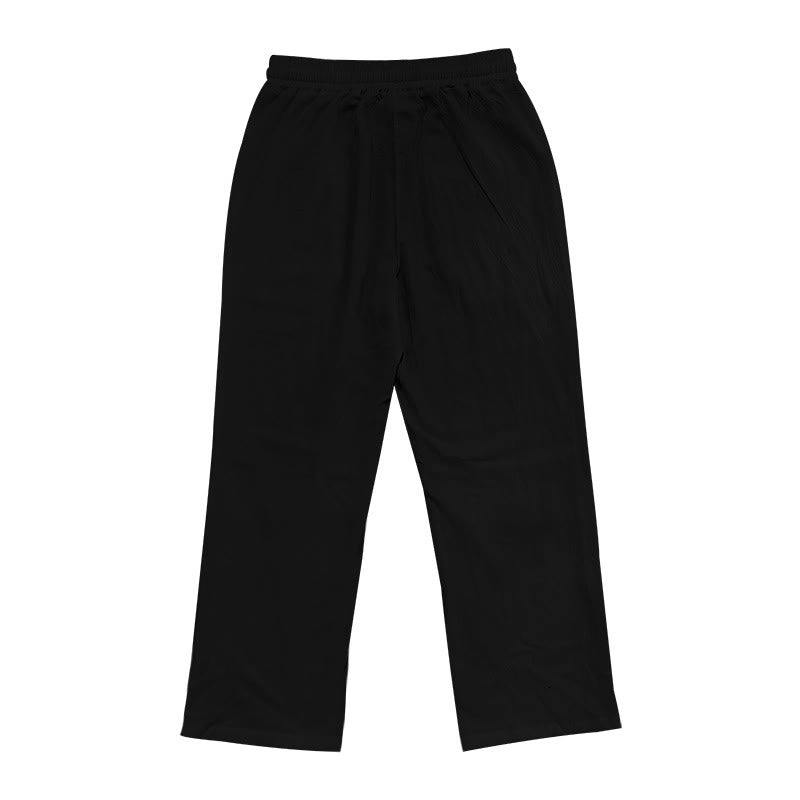 Pantalones casuales de algodón con botones y bolsillos para hombre , de Buddha Stones - image 11