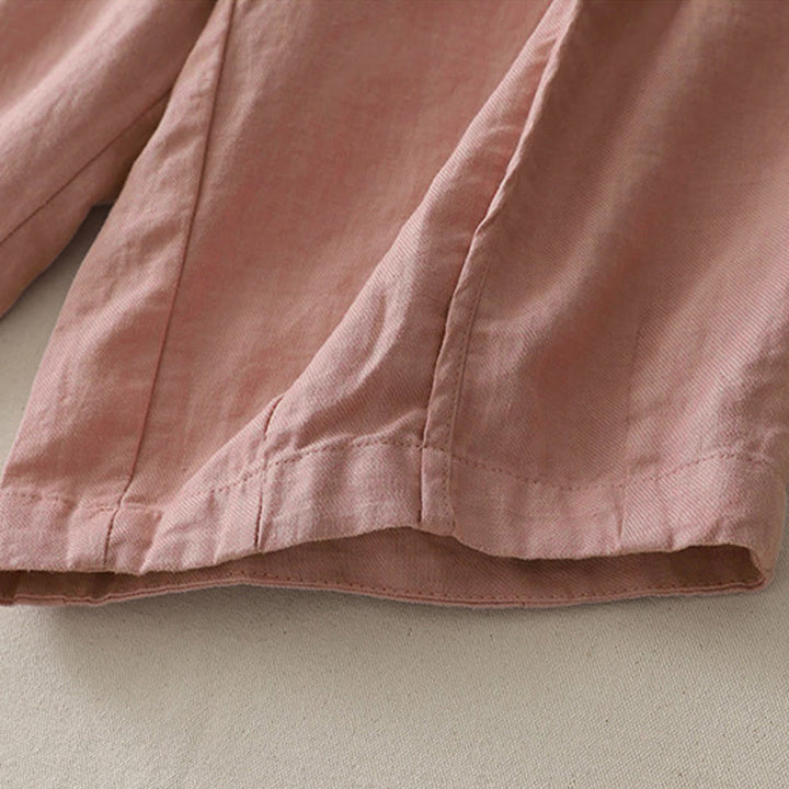 Pantalones casuales de pierna ancha con bolsillos y diseño de Buddha Stones, de poliéster, lisos, de retazos, para mujer, de largo 7-8 - image 11