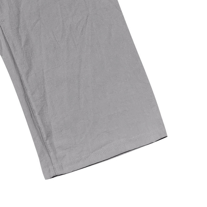 Pantalones de algodón para hombre con bolsillos y botones de color liso con cordón ajustable y Buddha Stones - image 16