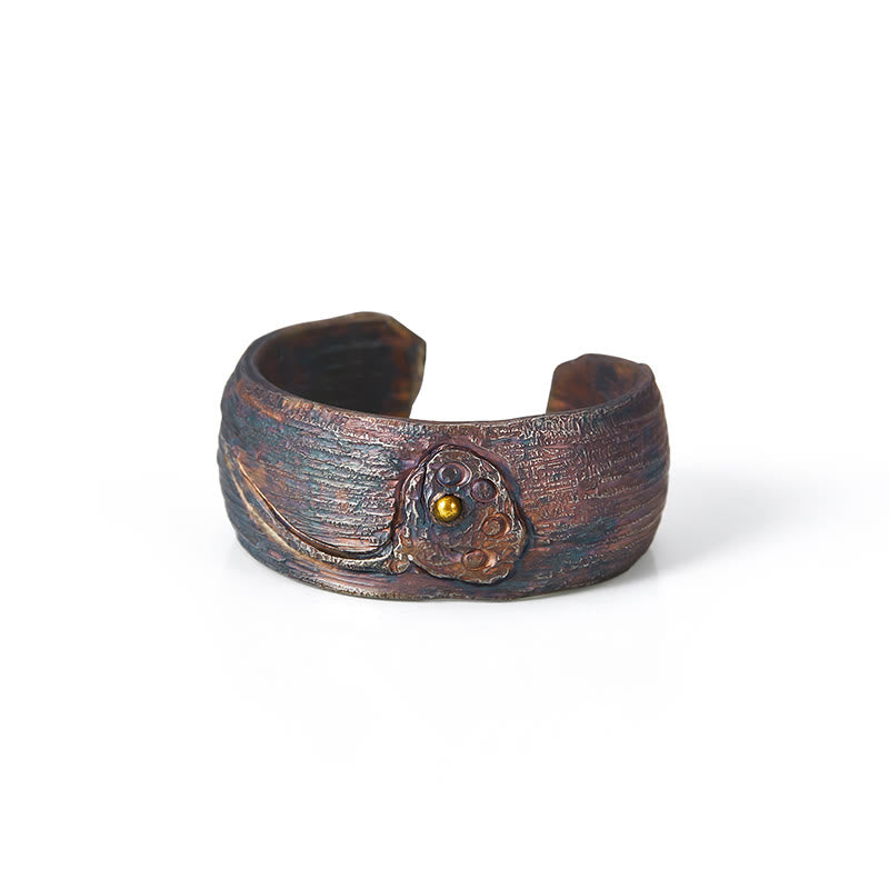 Anillo de equilibrio de loto de plata de ley 999 con Buddha Stones - image 9