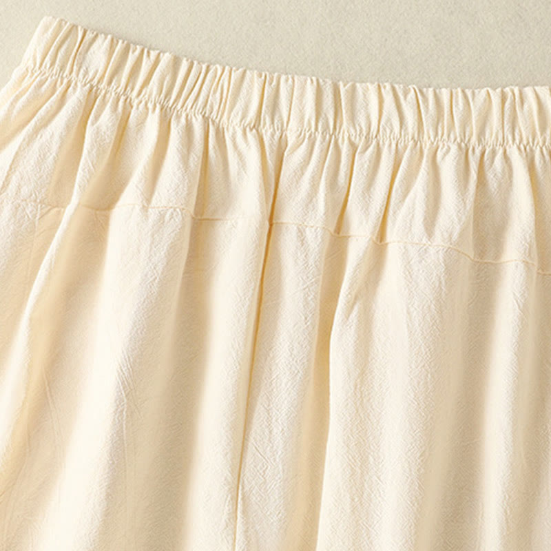 Conjunto de 2 piezas de camisa de manga corta y pantalones harén para mujer con Buddha Stones y ropa de meditación - image 13
