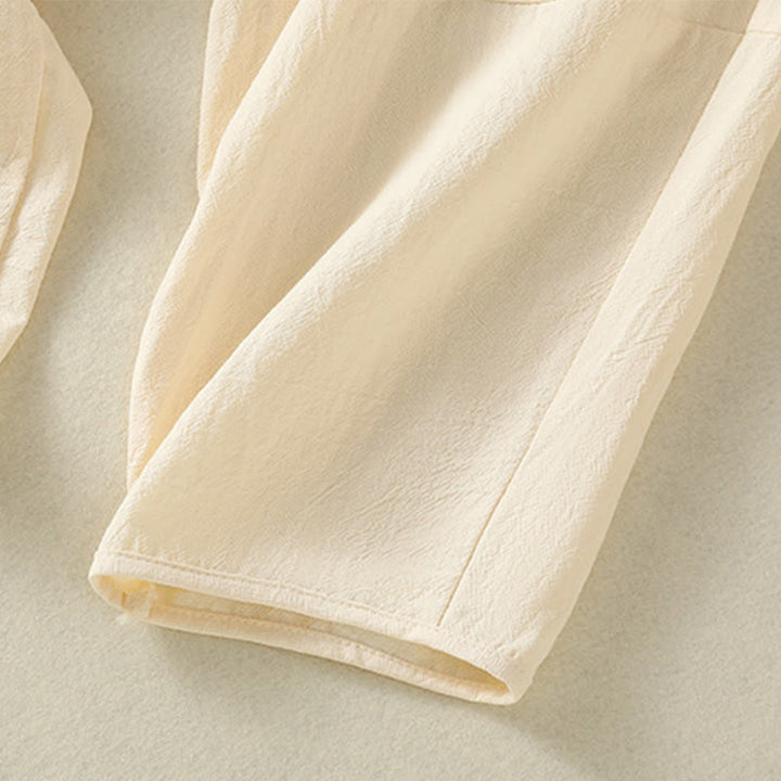 Conjunto de 2 piezas de camisa de manga corta y pantalones harén para mujer con Buddha Stones y ropa de meditación - image 14