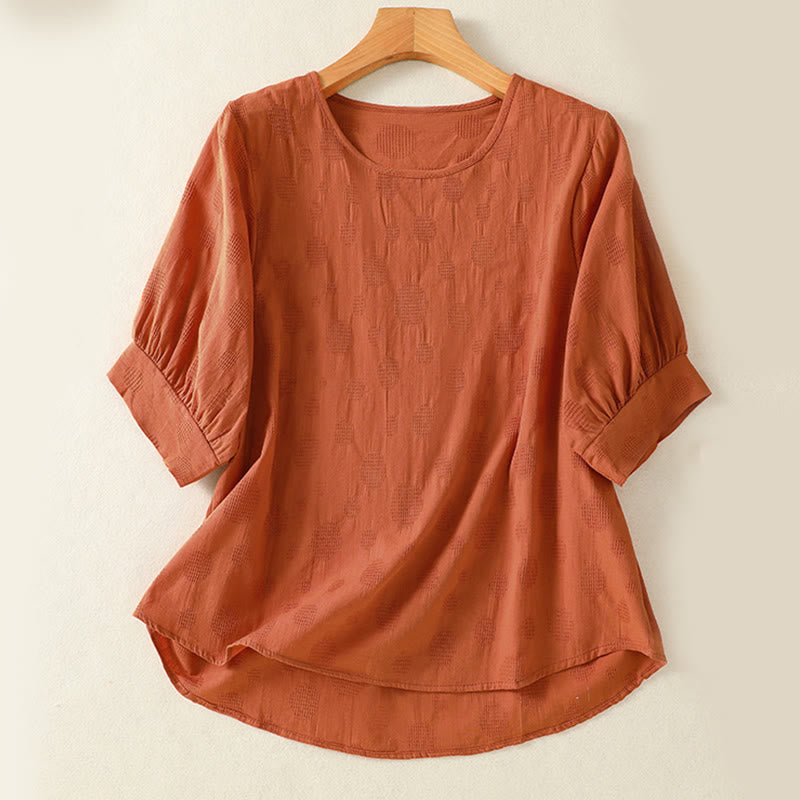 Conjunto de 2 piezas de camisa de manga corta y pantalones harén para mujer con Buddha Stones y ropa de meditación - image 18