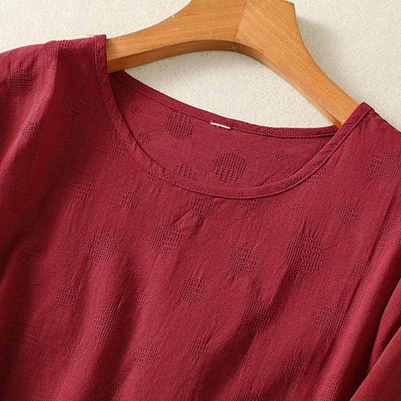Conjunto de 2 piezas de camisa de manga corta y pantalones harén para mujer con Buddha Stones y ropa de meditación - image 28