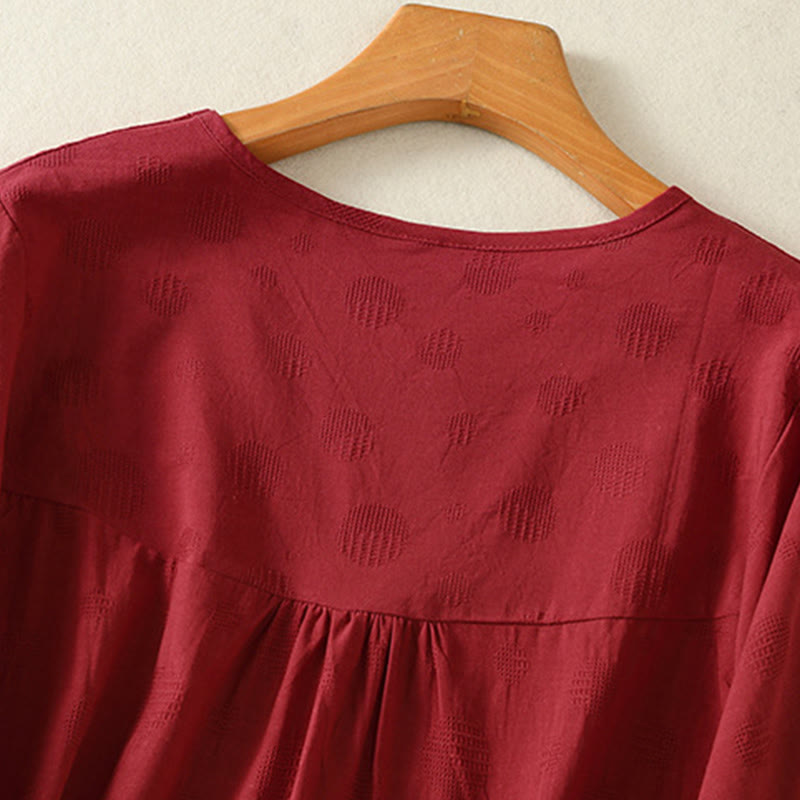 Conjunto de 2 piezas de camisa de manga corta y pantalones harén para mujer con Buddha Stones y ropa de meditación - image 27