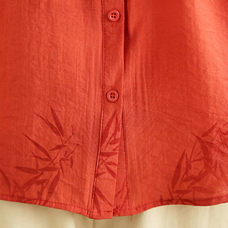 Conjunto de 2 piezas de camisa de manga corta y pantalones harén para mujer con Buddha Stones y ropa de meditación informal - image 15