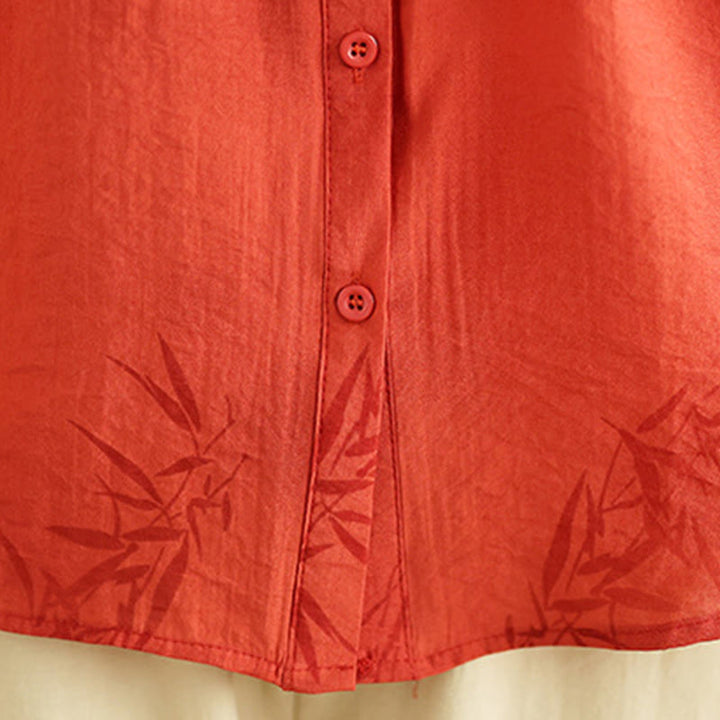 Conjunto de 2 piezas de camisa de manga corta y pantalones harén para mujer con Buddha Stones y ropa de meditación informal - image 15