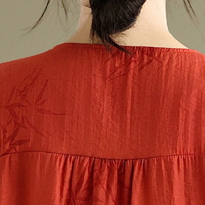 Conjunto de 2 piezas de camisa de manga corta y pantalones harén para mujer con Buddha Stones y ropa de meditación informal - image 18
