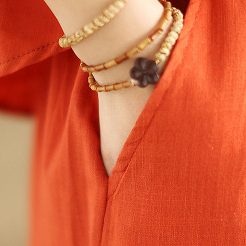 Conjunto de 2 piezas de ropa de meditación informal con cuello alto y pantalones holgados para mujer con Buddha Stones - image 12