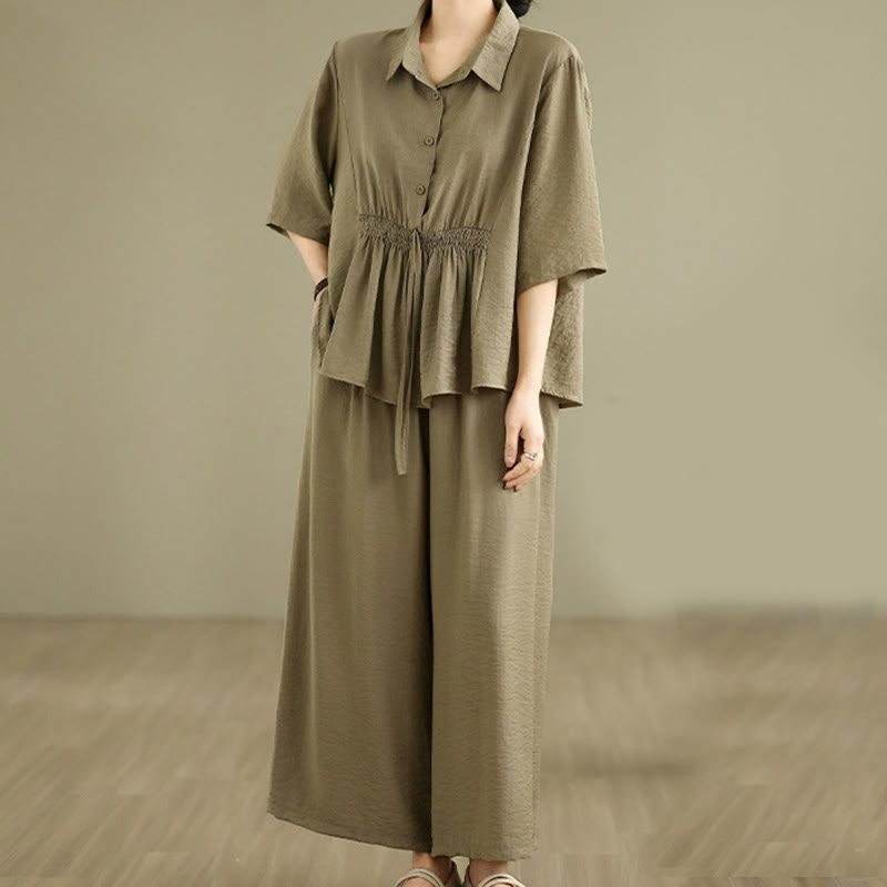 Conjunto de 2 piezas de ropa de meditación informal con cuello alto y pantalones holgados para mujer con Buddha Stones - image 14