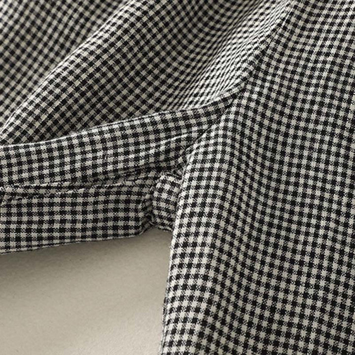 Pantalones harén de lino y algodón para mujer con estampado de Buddha Stones y bolsillos, con cordón ajustable - image 7