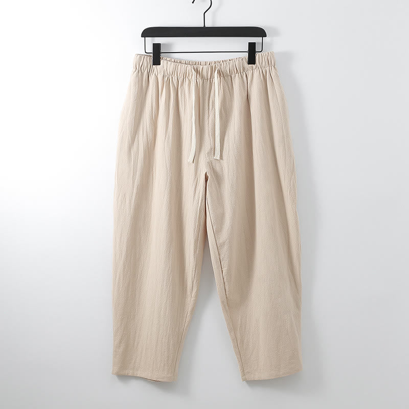Conjunto de 2 piezas de kimono de algodón con pantalones hasta los tobillos para hombre con Buddha Stones. - image 12