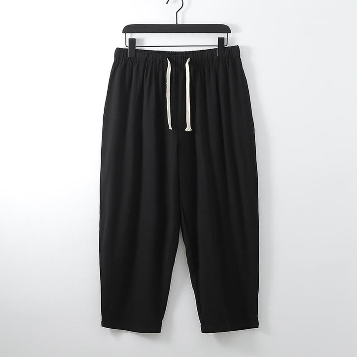 Conjunto de 2 piezas de kimono de algodón con pantalones hasta los tobillos para hombre con Buddha Stones. - image 9