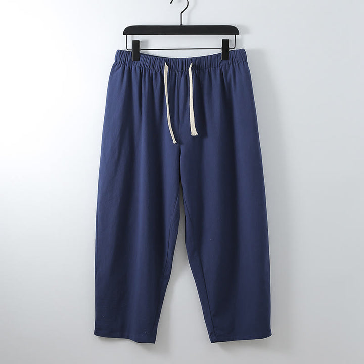 Conjunto de 2 piezas de kimono de algodón con pantalones hasta los tobillos para hombre con Buddha Stones. - image 15