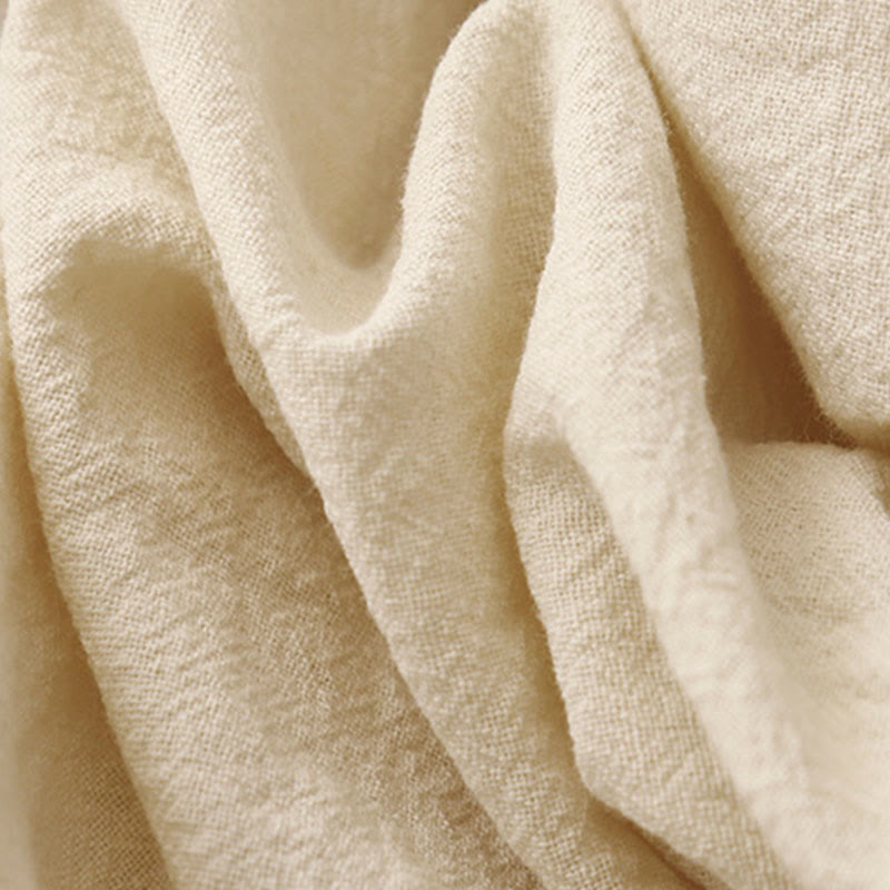 Pantalones casuales de algodón con aberturas laterales y pernera ancha para mujer, largos 7-8, con bolsillos , de Buddha Stones - image 6