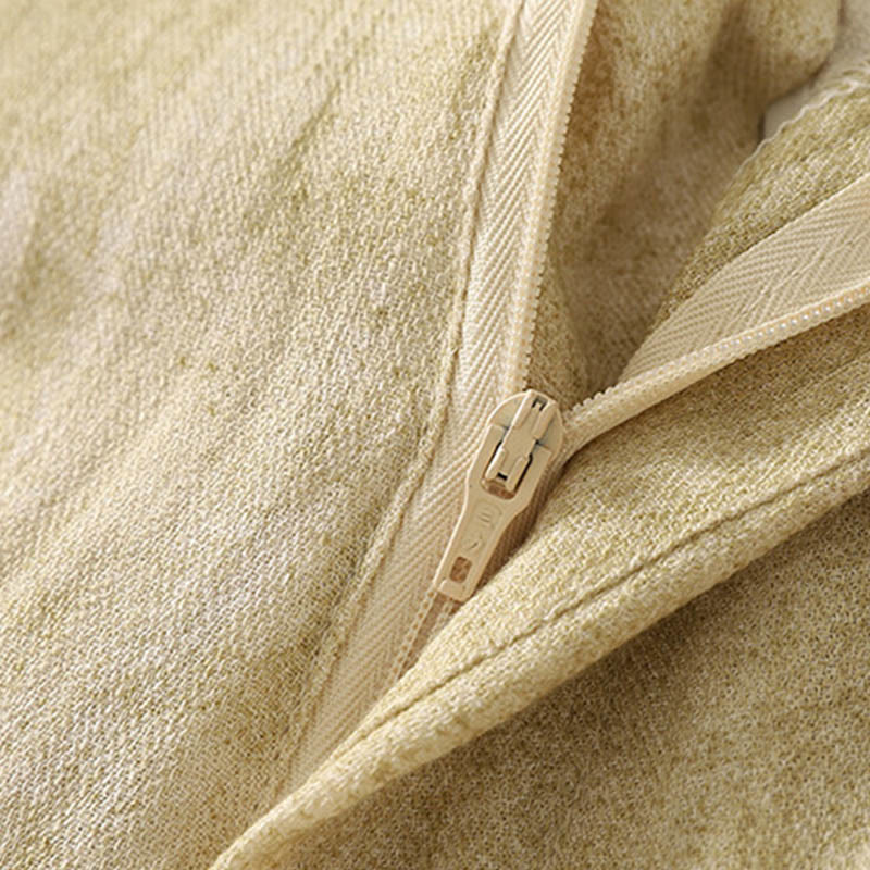 Pantalones de algodón de pierna ancha para mujer con diseño de Buddha Stones , lisos, con cordón y cremallera, con bolsillos, para verano - image 8