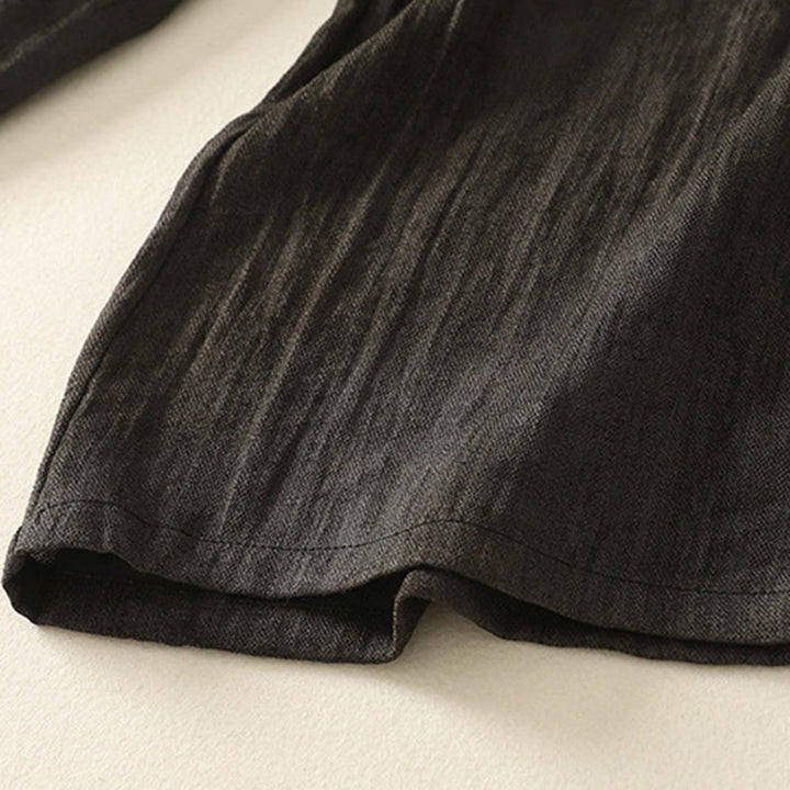 Pantalones de algodón de pierna ancha para mujer con diseño de Buddha Stones , lisos, con cordón y cremallera, con bolsillos, para verano - image 16