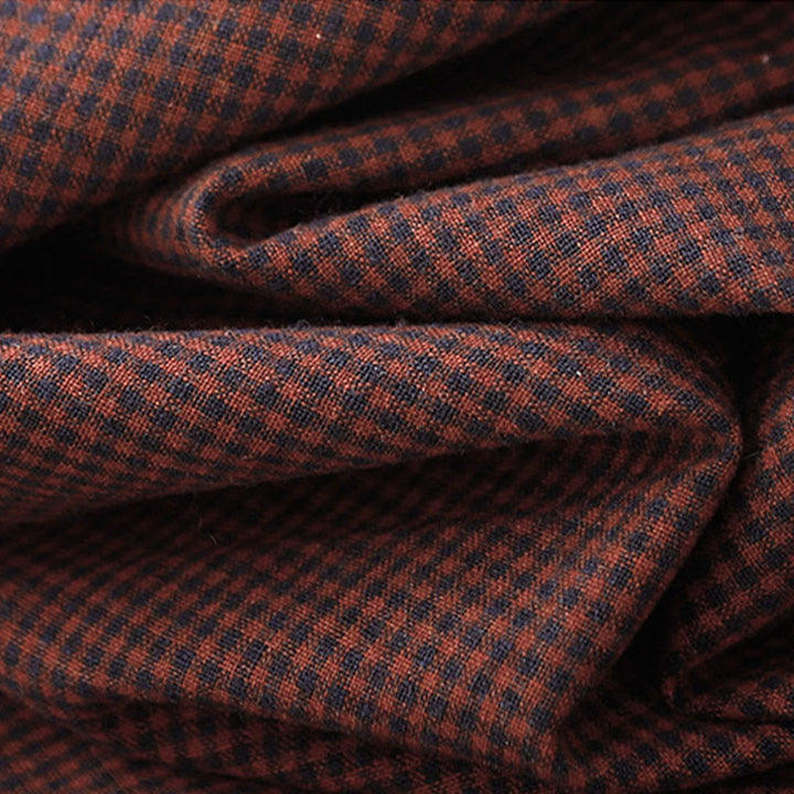 Vestido midi informal de algodón con botones de rana y bolsillos de Buddha Stones - image 5