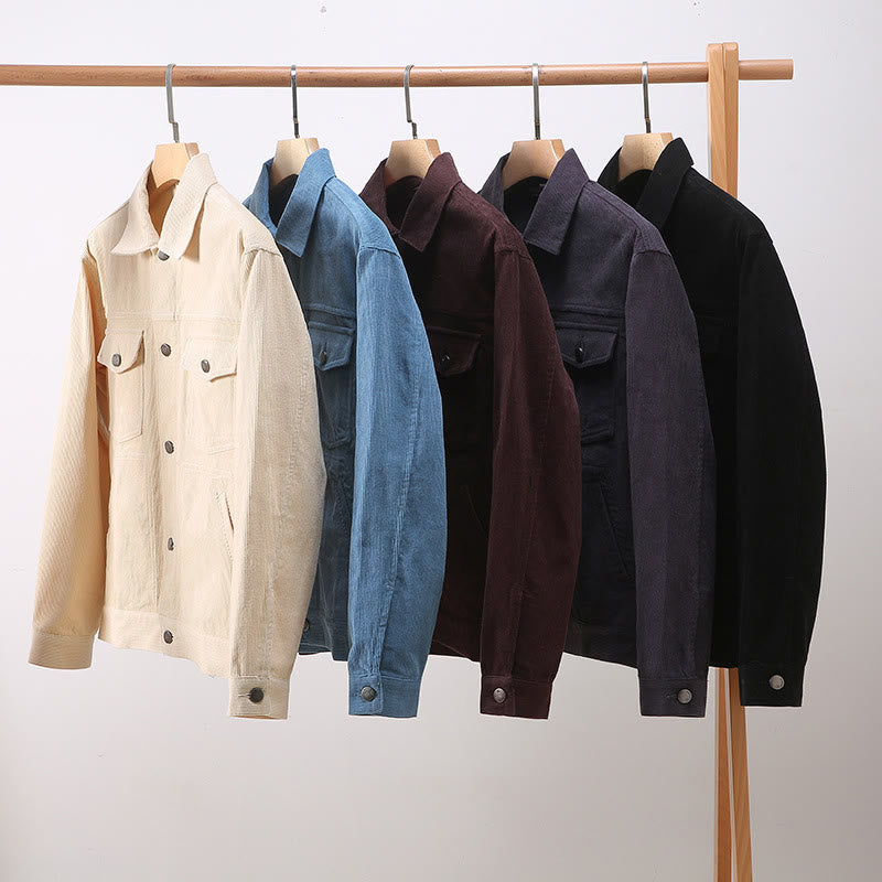 Chaqueta de algodón para hombre, con diseño de botones, manga larga y bolsillos, con estampado de Buddha Stones - image 11