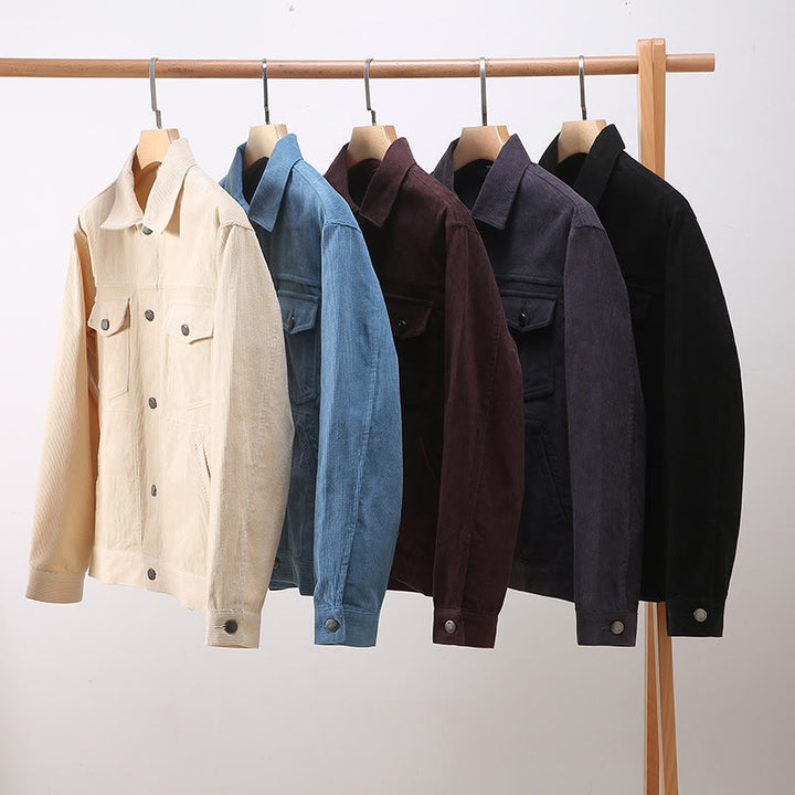 Chaqueta de algodón para hombre, con diseño de botones, manga larga y bolsillos, con estampado de Buddha Stones - image 11