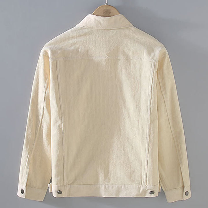Chaqueta de algodón para hombre, con diseño de botones, manga larga y bolsillos, con estampado de Buddha Stones - image 2