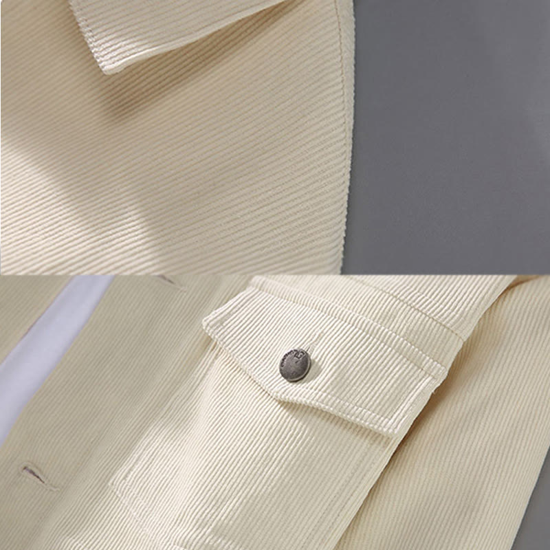 Chaqueta de algodón para hombre, con diseño de botones, manga larga y bolsillos, con estampado de Buddha Stones - image 5