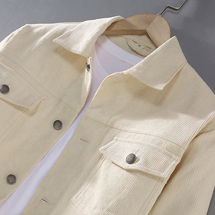 Chaqueta de algodón para hombre, con diseño de botones, manga larga y bolsillos, con estampado de Buddha Stones - image 3