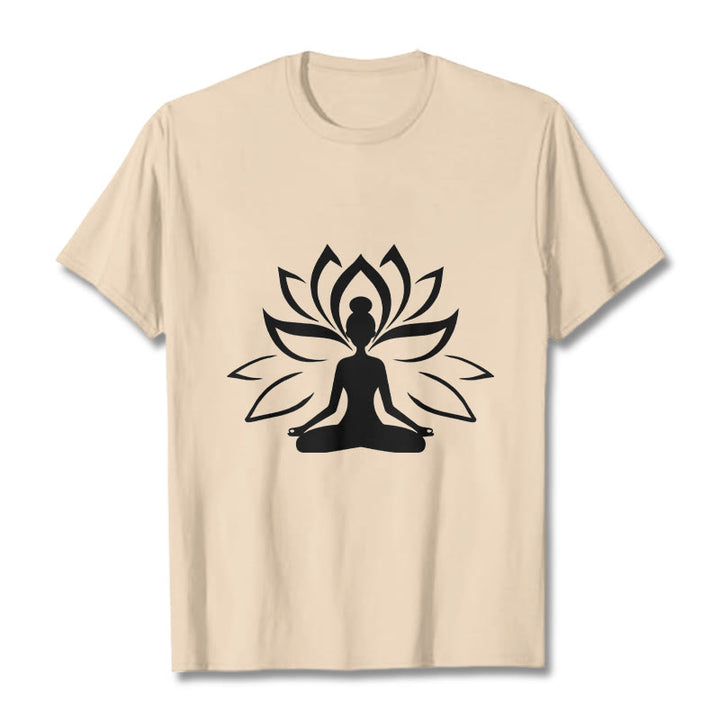 Camiseta con Buddha Stones y loto meditando - Sopa de mariscos - 2XL - image 11