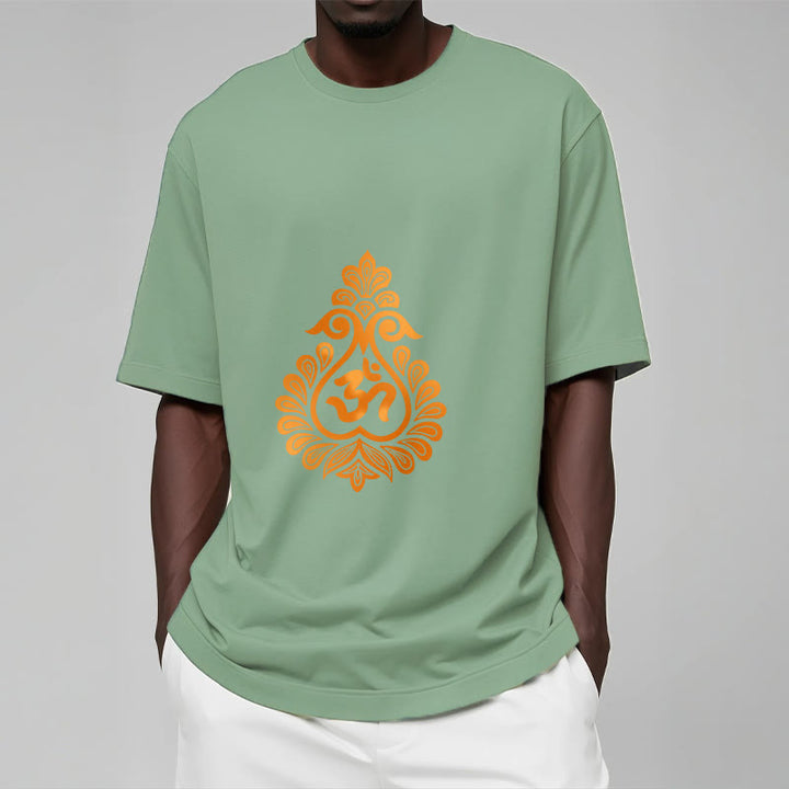 Camiseta con diseño de calabaza y Buddha Stones con símbolo OM - image 19