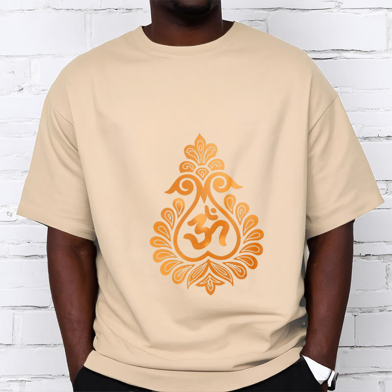 Camiseta con diseño de calabaza y Buddha Stones con símbolo OM - image 13