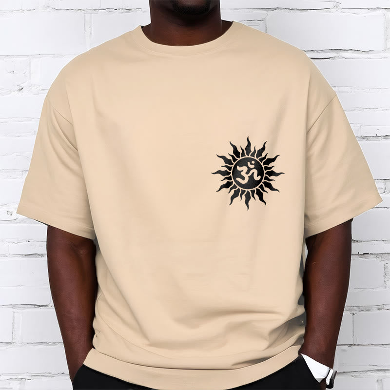 Camiseta con diseño de símbolo OM del sol y Buddha Stones - image 13