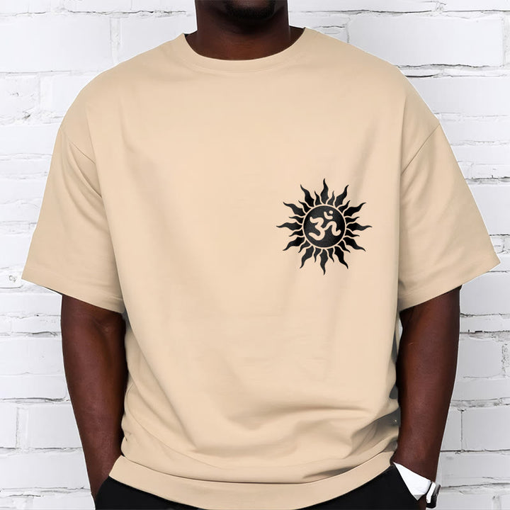 Camiseta con diseño de símbolo OM del sol y Buddha Stones - image 13