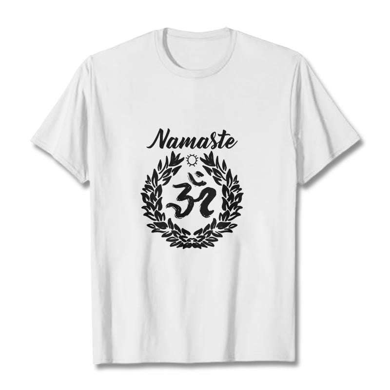 Camiseta de algodón con diseño de Buddha Stones para meditación - Blanco - 2XL - image 8