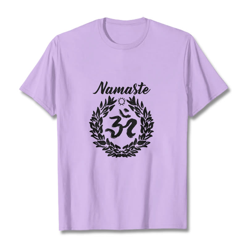 Camiseta de algodón con diseño de Buddha Stones para meditación - Ciruela - 2XL - image 17
