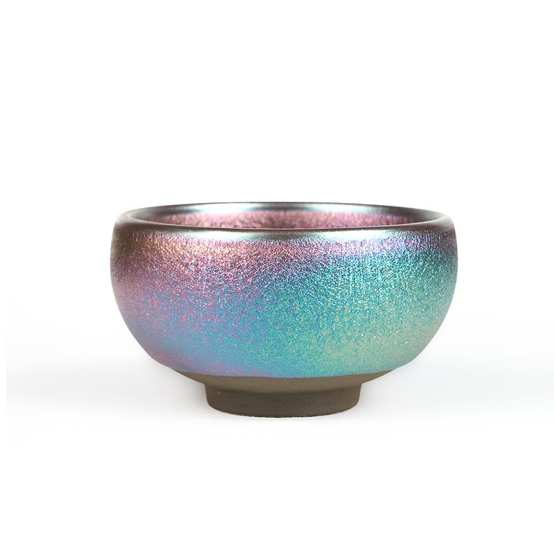 Taza de té de cerámica con diseño de pez koi y hojas de loto de Jianzhan, hecha a mano, de Buddha Stones, de Kung Fu, 150 ml - image 18