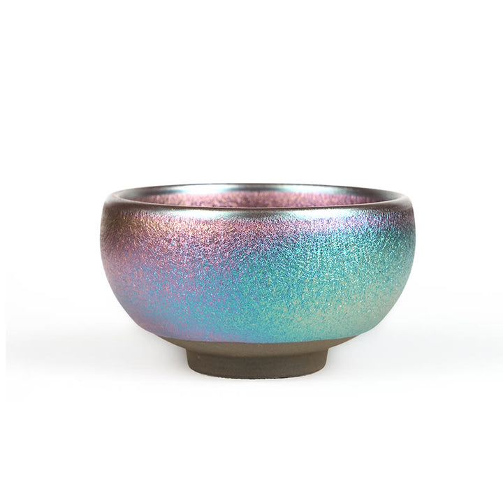 Taza de té de cerámica con diseño de pez koi y hojas de loto de Jianzhan, hecha a mano, de Buddha Stones, de Kung Fu, 150 ml - image 18