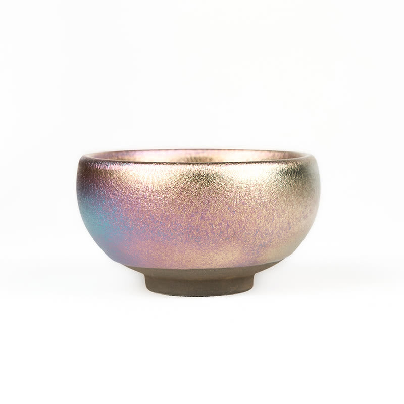 Taza de té de cerámica con diseño de pez koi y hojas de loto de Jianzhan, hecha a mano, de Buddha Stones, de Kung Fu, 150 ml - image 27