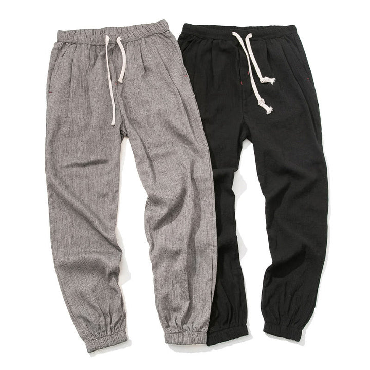 Pantalones de hombre con diseño de Buddha Stones y cordón ajustable con bolsillos - image 20