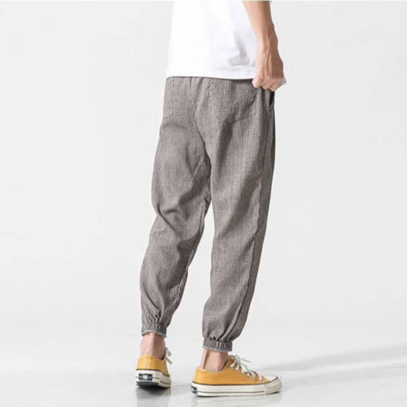 Pantalones de hombre con diseño de Buddha Stones y cordón ajustable con bolsillos - image 6