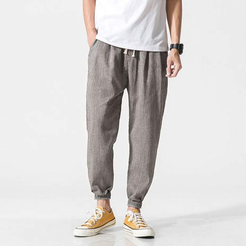 Pantalones de hombre con diseño de Buddha Stones y cordón ajustable con bolsillos - image 12