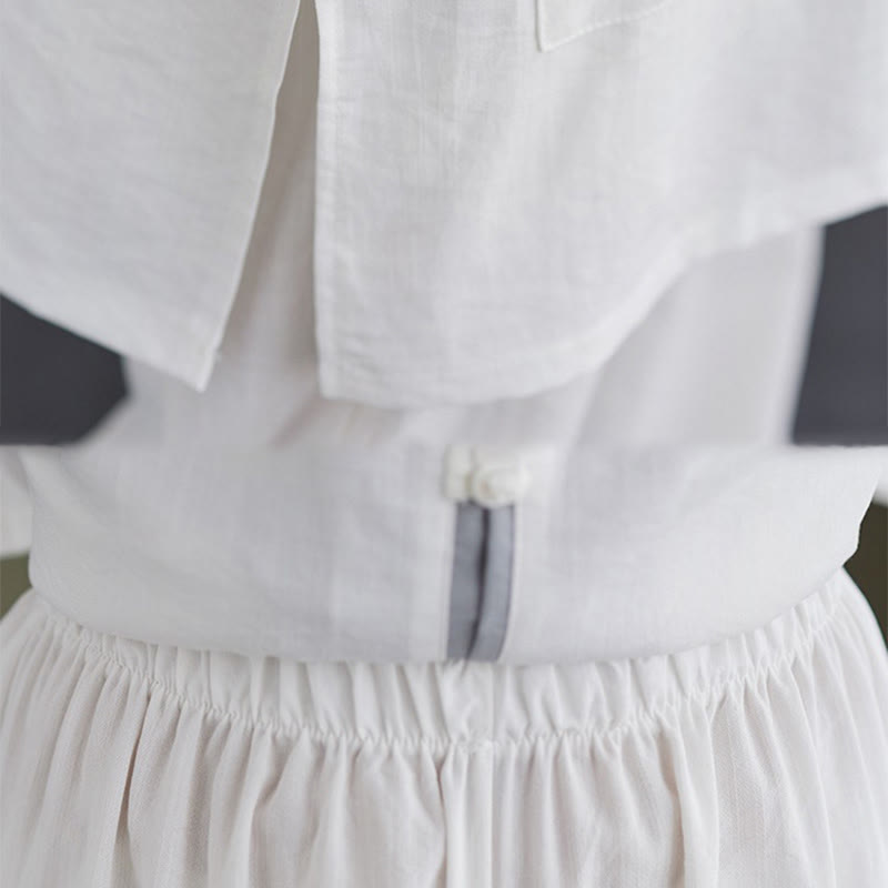 Conjunto de 2 piezas de camisa y pantalones de tai chi de algodón con Buddha Stones para mujer, ropa de meditación zen - image 16