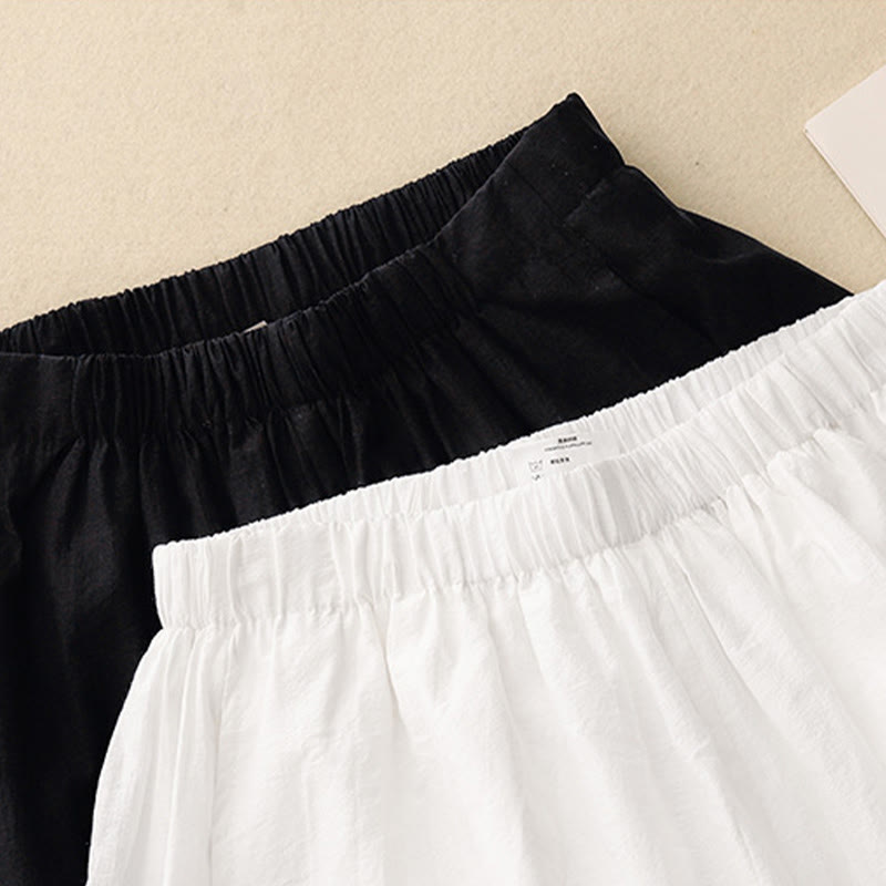 Pantalones harén informales con diseño sencillo y bolsillos para mujer con Buddha Stones - image 13