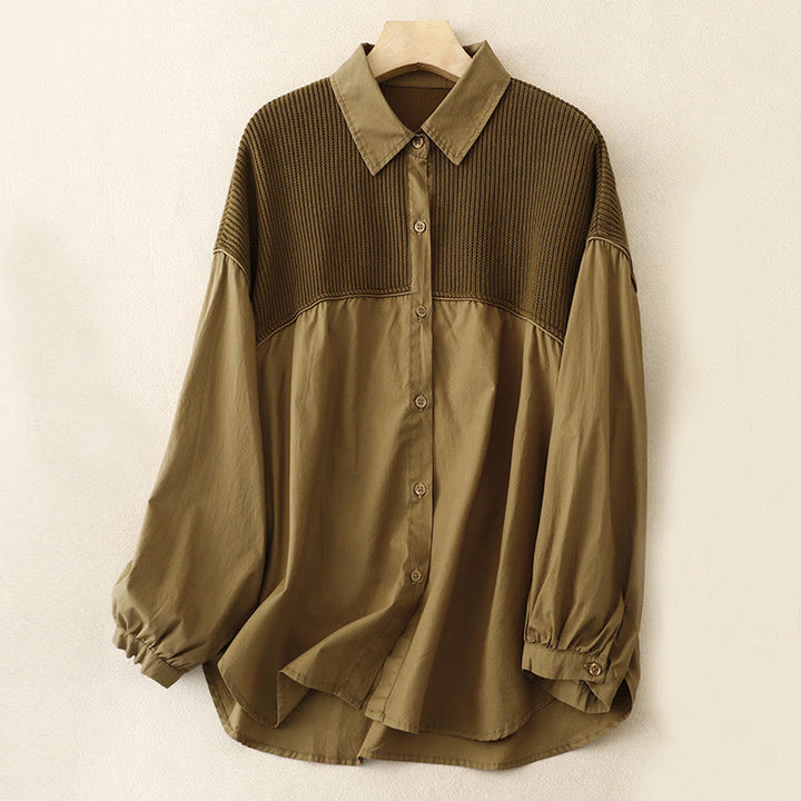 Chaqueta de pana de algodón con cuello alto y diseño liso de Buddha Stones para mujer - Vara de oro oscura - US14，UK/AU18，EU46 (2XL) - image 1