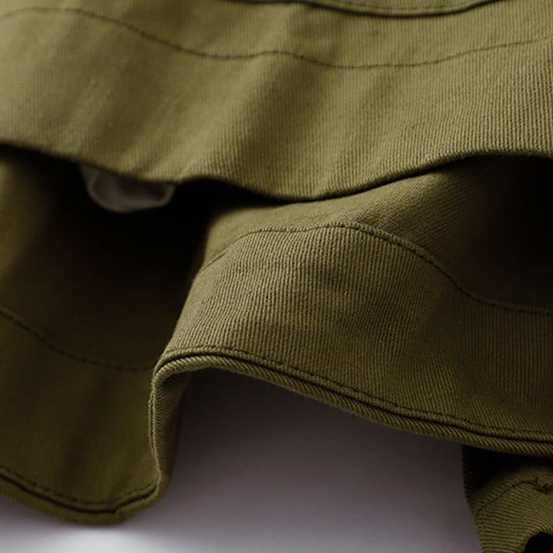 Chaqueta de algodón de manga larga para mujer con bolsillos y estampado de Buddha Stones - image 22