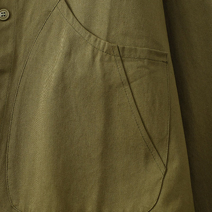 Chaqueta de algodón de manga larga para mujer con bolsillos y estampado de Buddha Stones - image 21